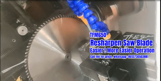 TFM650 CNC vòng Tct Saw Blade máy nghiền để làm sắc nét lại