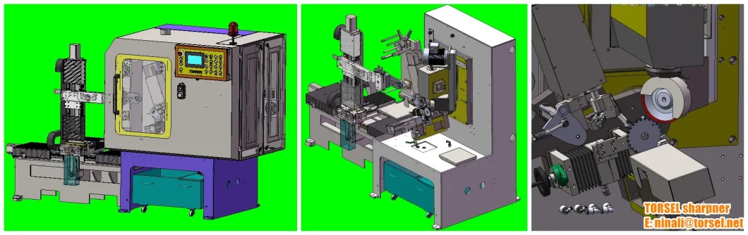 ATZ400 / ATZ500 CNC chức năng TCT đầu tròn cắt đứt cưa với máy tải 6